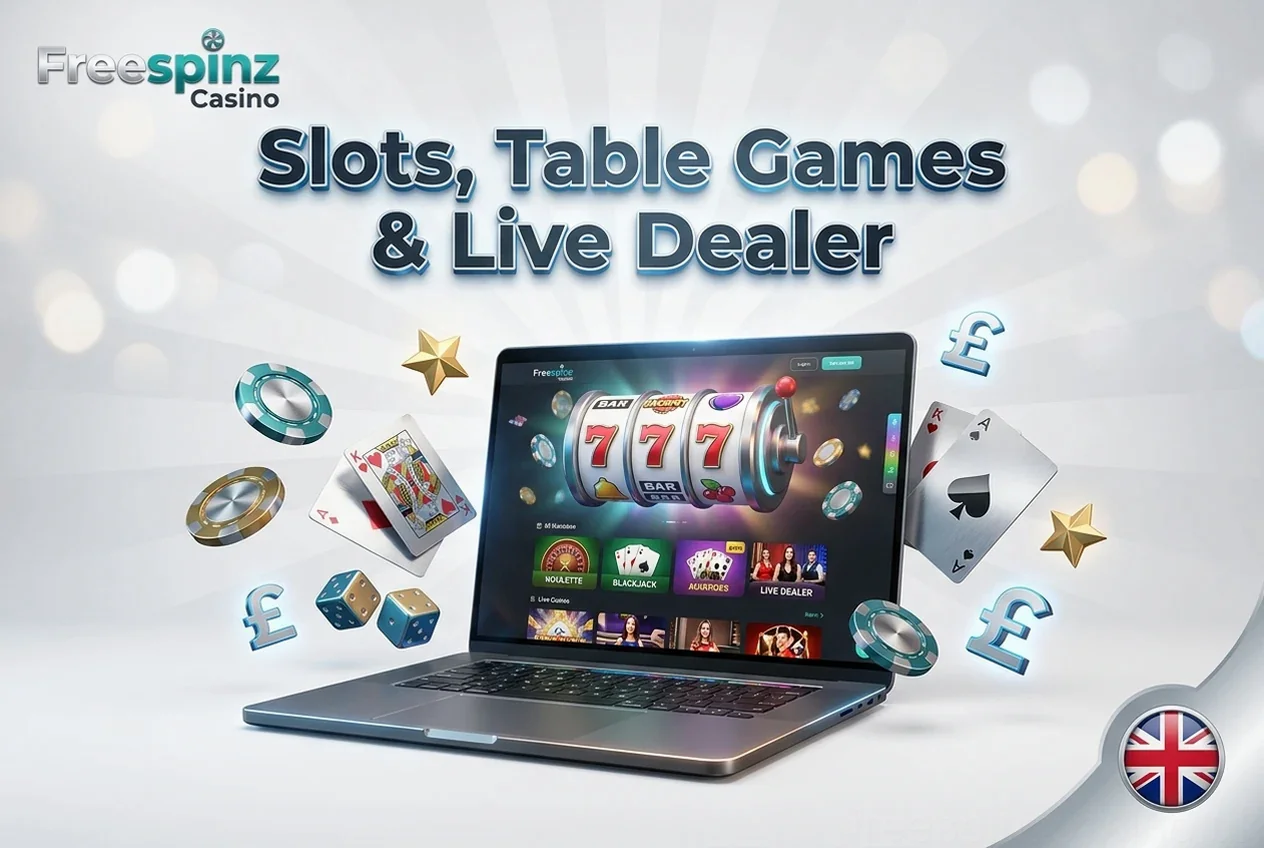 Slots, Table Games& Live Dealer
